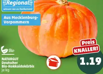 PENNY NATURGUT Deutscher Bio-Hokkaidokürbis Angebot
