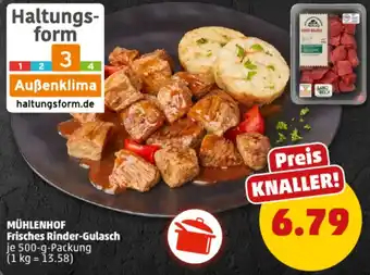 PENNY MÜHLENHOF Frisches Rinder-Gulasch Angebot