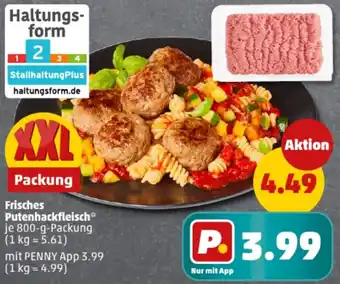 PENNY Frisches Putenhackfleisch Angebot