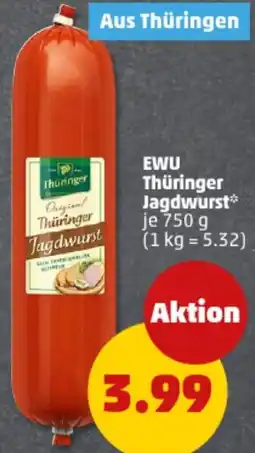 PENNY EWU Thüringer Jagdwurst Angebot