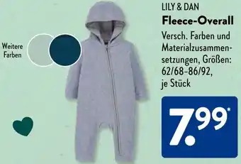 Aldi Süd LILY & DAN Fleece-Overall Angebot