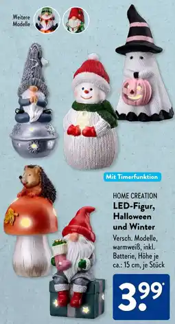 Aldi Süd HOME CREATION LED-Figur, Halloween und Winter Angebot