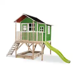 Netto Marken-Discount EXIT Loft 550 Holzspielhaus - grün Angebot