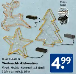 Aldi Süd HOME CREATION Weihnachts-Dekoration Angebot