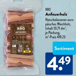 Aldi Süd BBQ Anfeuerholz Angebot
