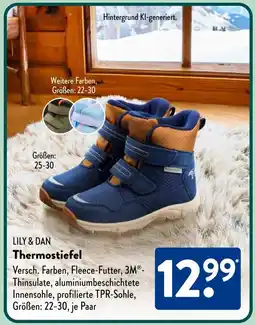 Aldi Süd LILY & DAN Thermostiefel Angebot