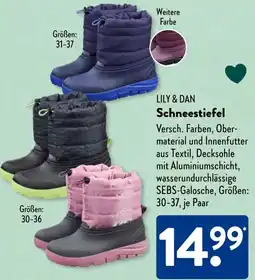 Aldi Süd LILY & DAN Schneestiefel Angebot