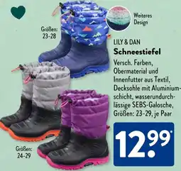 Aldi Süd LILY & DAN Schneestiefel Angebot