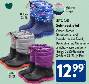 Aldi Süd LILY & DAN Schneestiefel Angebot