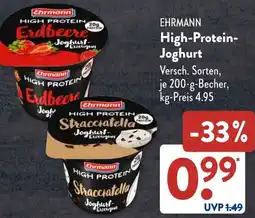 Aldi Süd EHRMANN High-Protein Joghurt Angebot