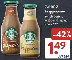 Aldi Süd STARBUCKS Frappuccino Angebot