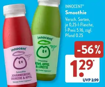 Aldi Süd INNOCENT Smoothie Angebot