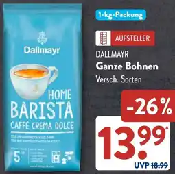 Aldi Süd DALLMAYR Ganze Bohnen Angebot