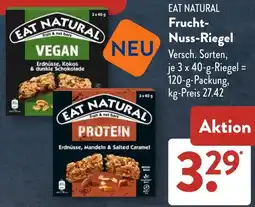 Aldi Süd EAT NATURAL Frucht Nuss-Riegel Angebot