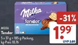 Aldi Süd MILKA Tender Angebot