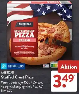 Aldi Süd AMERICAN Stuffed Crust Pizza Angebot