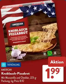 Aldi Süd AMERICAN Knoblauch-Pizzabrot Angebot