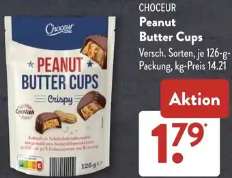Aldi Süd CHOCEUR Peanut Butter Cups Angebot