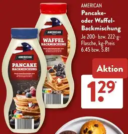 Aldi Süd AMERICAN Pancake- oder Waffel Backmischung Angebot