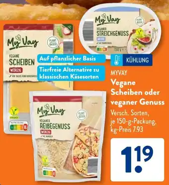 Aldi Süd MYVAY Vegane Scheiben oder veganer Genuss Angebot