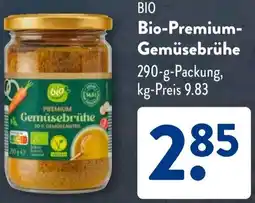 Aldi Süd Bio-Premium Gemüsebrühe Angebot