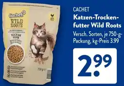 Aldi Süd CACHET Katzen-Trockenfutter Wild Roots Angebot