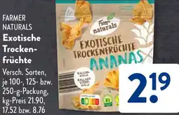 Aldi Süd FARMER NATURALS Exotische Trockenfrüchte Angebot
