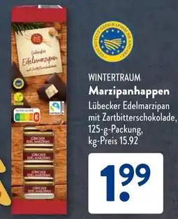Aldi Süd WINTERTRAUM Marzipanhappen Angebot