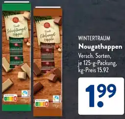 Aldi Süd WINTERTRAUM Nougathappen Angebot