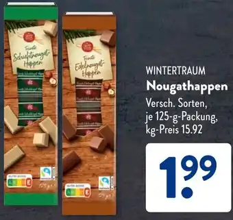 Aldi Süd WINTERTRAUM Nougathappen Angebot