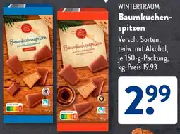 Aldi Süd WINTERTRAUM Baumkuchenspitzen Angebot