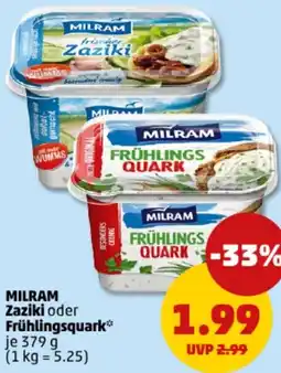 PENNY MILRAM Zaziki oder Frühlingsquark Angebot
