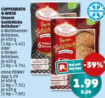 PENNY COPPENRATH & WIESE Unsere Goldstücke Brötchen Angebot
