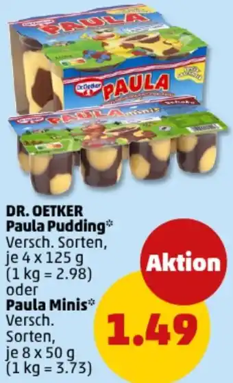 PENNY DR. OETKER Paula Pudding oder Paula Minis Angebot