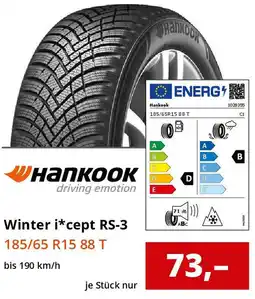 Reifen1+ Hankook Winter i*cept RS-3 Angebot