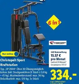 Lidl Christopeit Sport Kraftstation Angebot