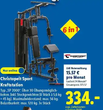 Lidl Christopeit Sport Kraftstation Angebot