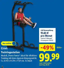 Lidl Crivit Trainingsstation Angebot