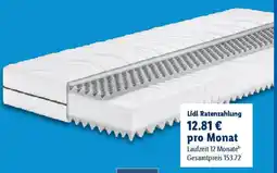 Lidl Badenia Trendline 7-Zonen-Kaltschaummatratze Angebot