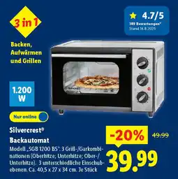 Lidl Silvercrest Backautomat Angebot