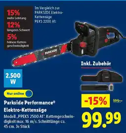 Lidl Parkside Performance Elektro-Kettensäge Angebot