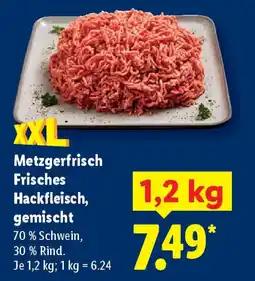 Lidl Metzgerfrisch Frisches Hackfleisch, gemischt Angebot