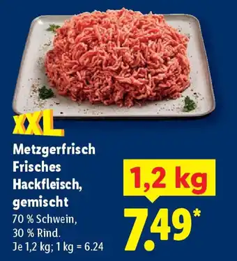 Lidl Metzgerfrisch Frisches Hackfleisch, gemischt Angebot