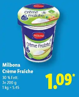 Lidl Milbona Crème Fraîche Angebot