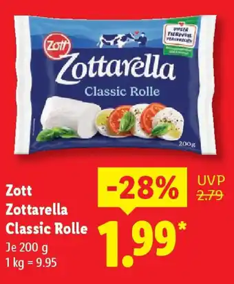 Lidl Zott Zottarella Classic Rolle Angebot