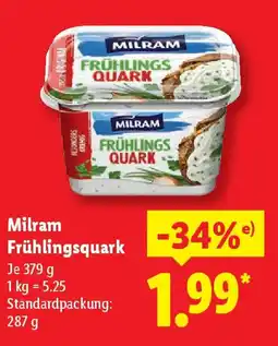 Lidl Milram Frühlingsquark Angebot