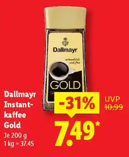 Lidl Dallmayr Instant- kaffee Gold Angebot