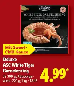 Lidl Deluxe ASC White Tiger Garnelenring Angebot
