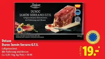Lidl Deluxe Duroc Jamón Serrano G.T.S. Angebot