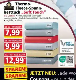 Norma Thermo-Fleece-Spannbetttuch „Soft Touch“ Angebot